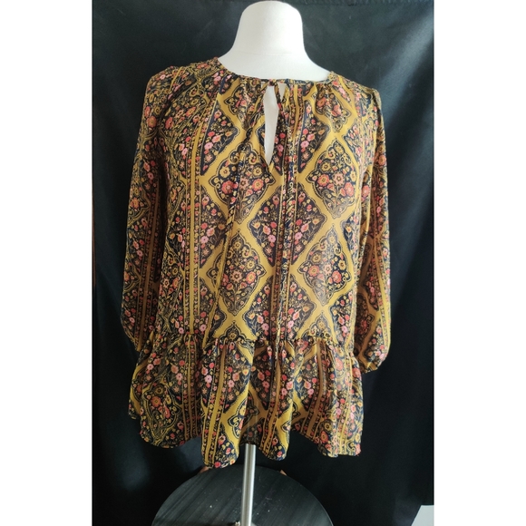 LIKE MYNDED Boho Shirt Bohemian Classy Hippy - Picture 2 of 4